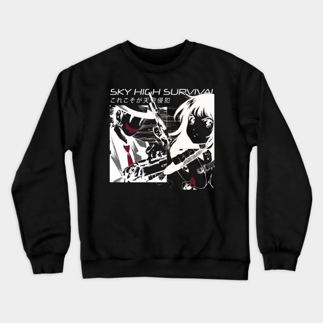 Tenkuu Shinpan ''SKY HIGH SURVIVAL'' V1 Manga Anime Crewneck Sweatshirt by riventis66